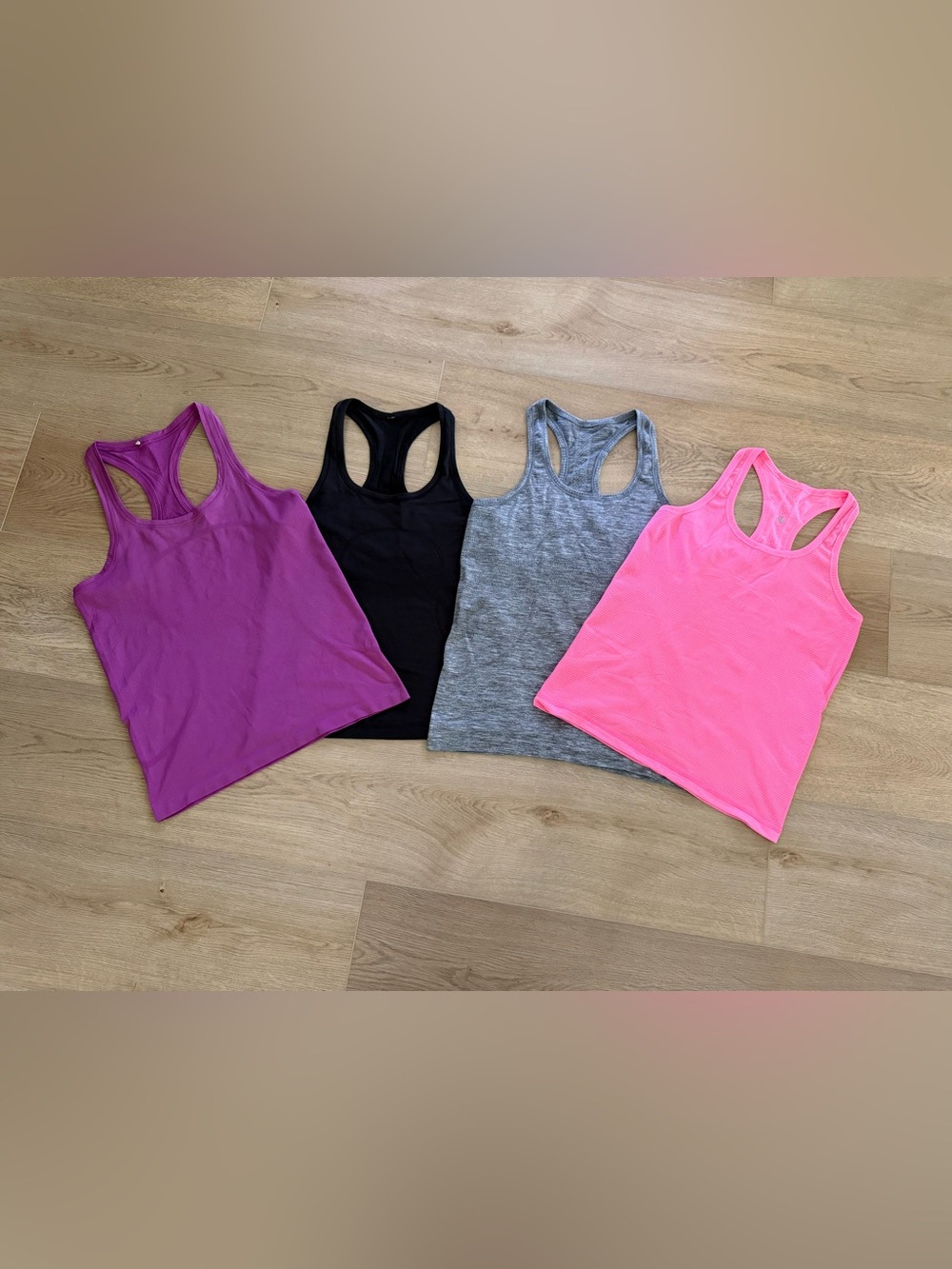 Lululemon Swiftly Tech Tank Lot of 4 Size 8 Racerback Workout Tops